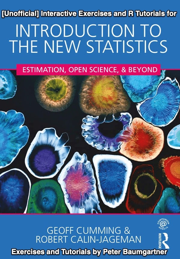 Exercises for ‘Introduction to The New Statistics’