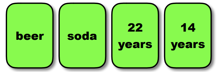 Drinking-age Wason Selection Task