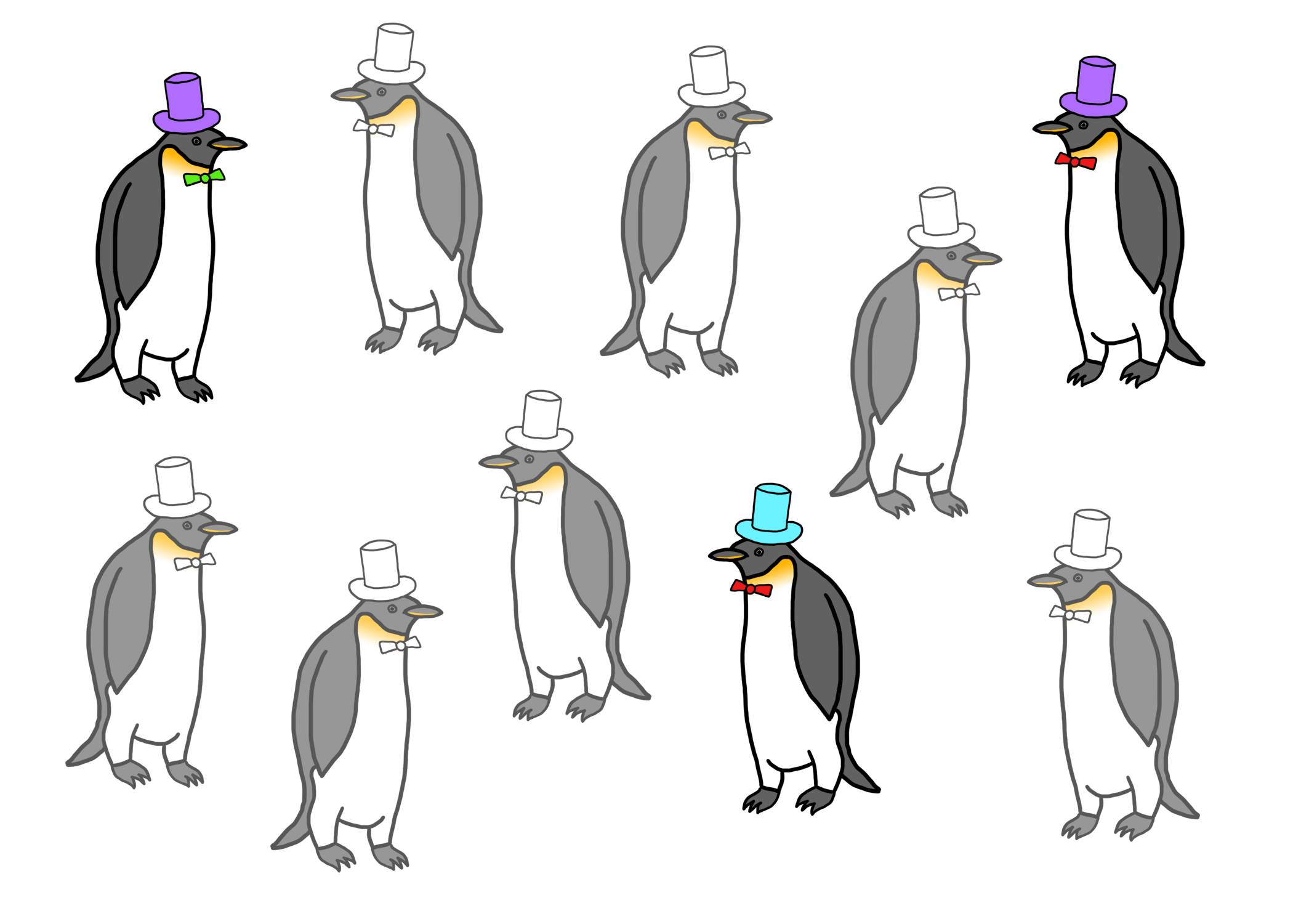 Sample of 3 Penguins from Population