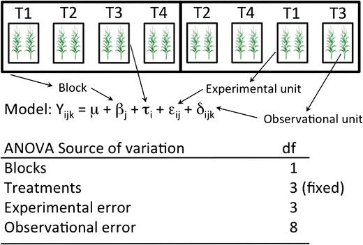 model assumption and experimental unit 4 ( 12 fig.4)