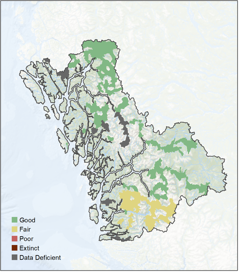 Chapter 5 Regions Methods for Assessing Status and Trends in Pacific Salmon Conservation Units