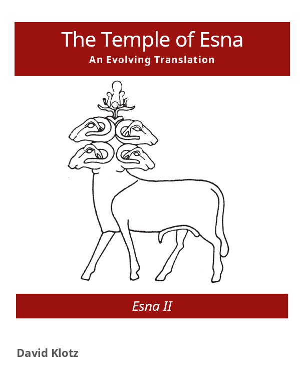 The Temple of Esna. An Evolving Translation: Esna II