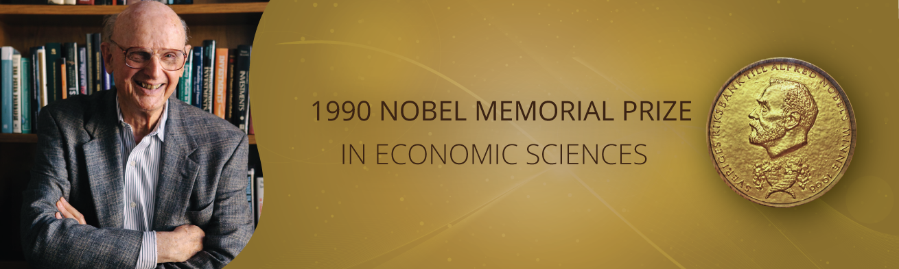 In 1990, Dr. Harry M. Markowitz shared The Nobel Prize in Economics for his work on portfolio theory.