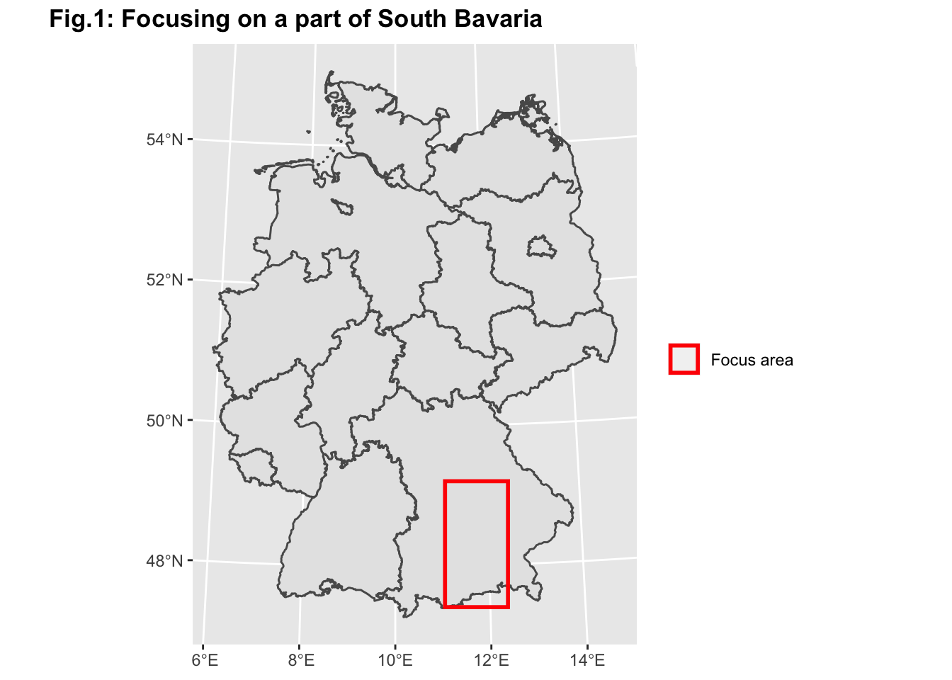 We will only focus on a subset of the tiles located in the state of Bavaria because it comprises both urban, suburban, and rural areas