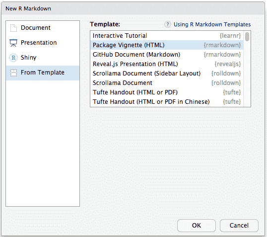 16 7 R Package Vignettes R Markdown Cookbook