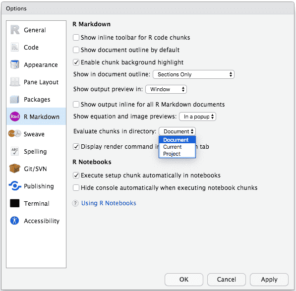 specify path in r for mac