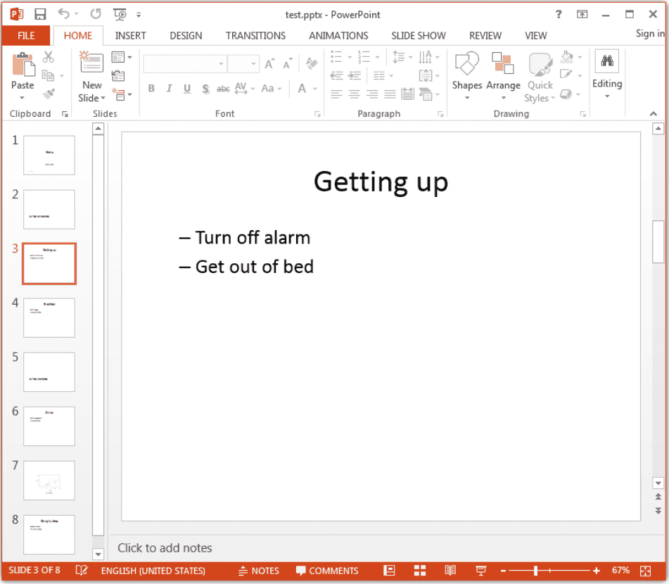 how to add footnote to powerpoint slide