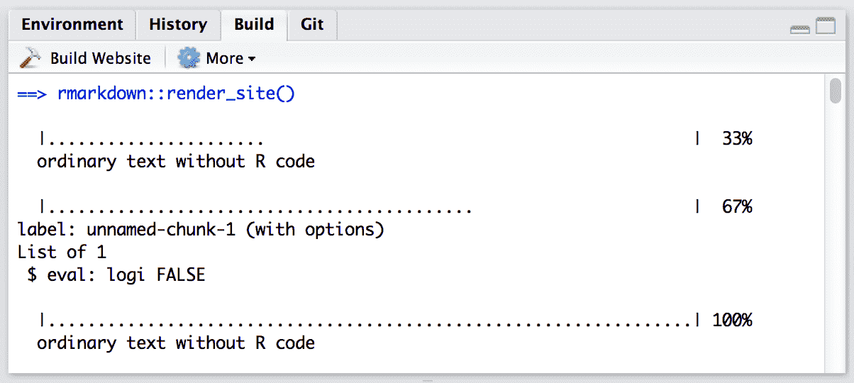 Creating a Basic Website in RMarkdown using an R Render-Script