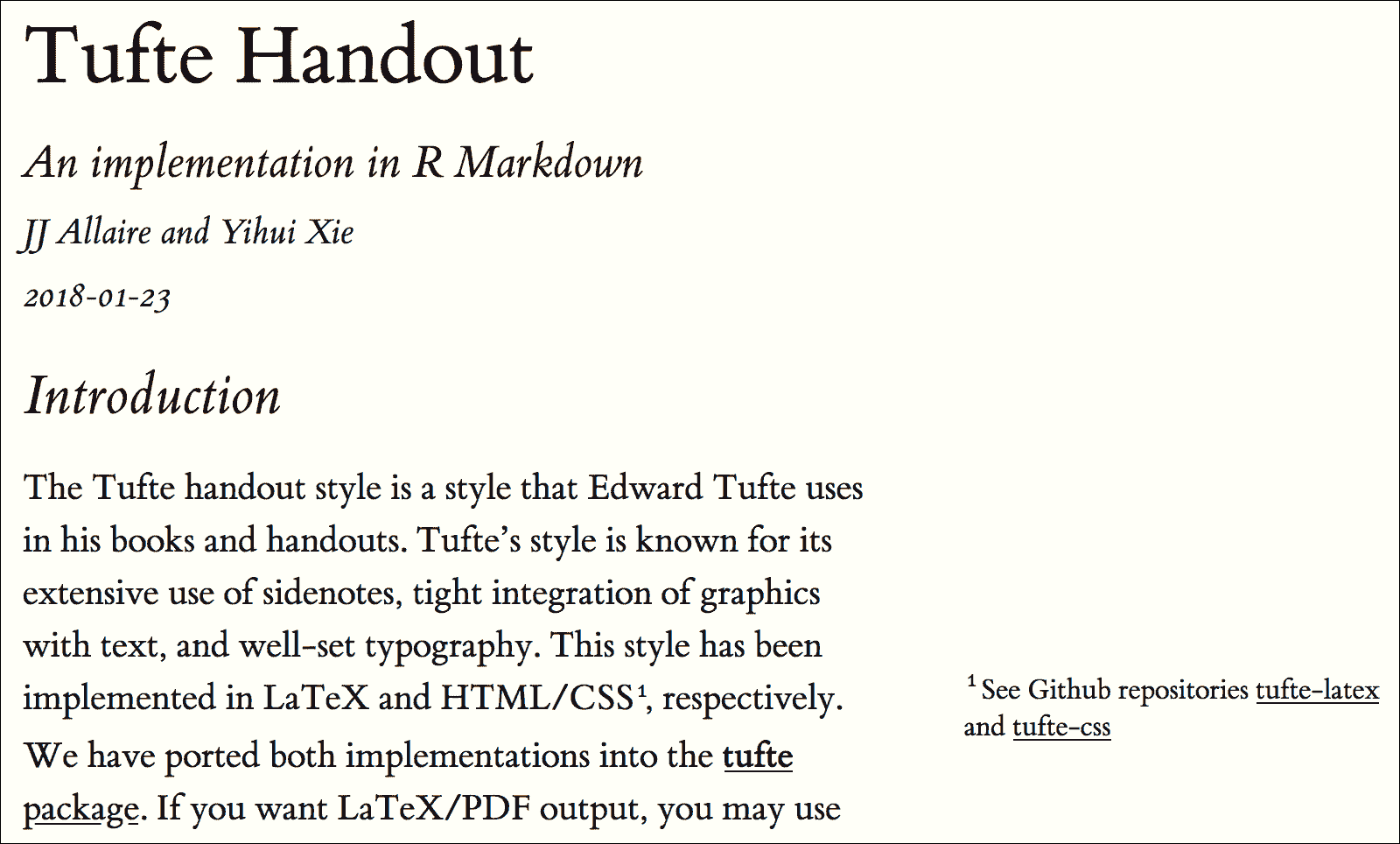 marginnote tufte rmarkdown